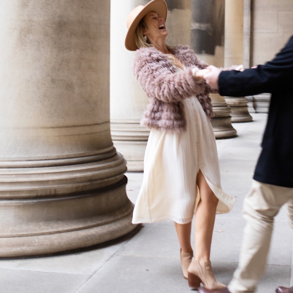 Ivory/White Photo Shoot Ready Dress
